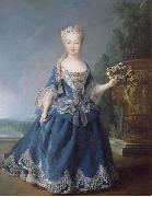 Alexis Simon Belle Portrait of Mariana Victoria of Spain oil painting